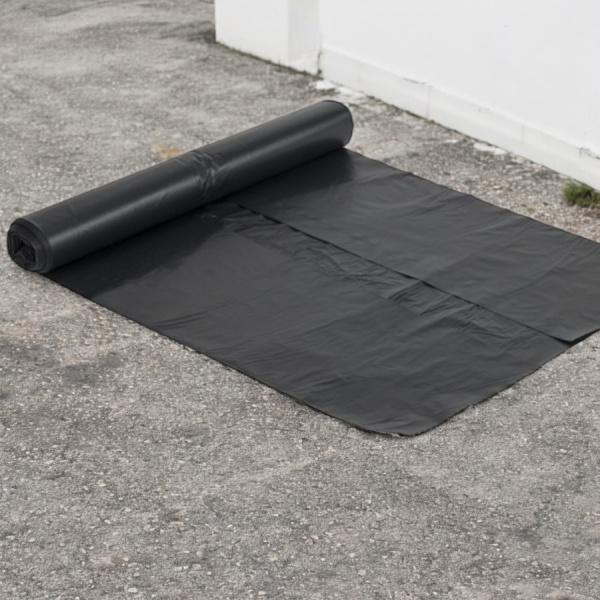 Мешки для мусора 120 л., 10 шт., черные особо прочные, ПВД 40 мкм, 70х110 см.